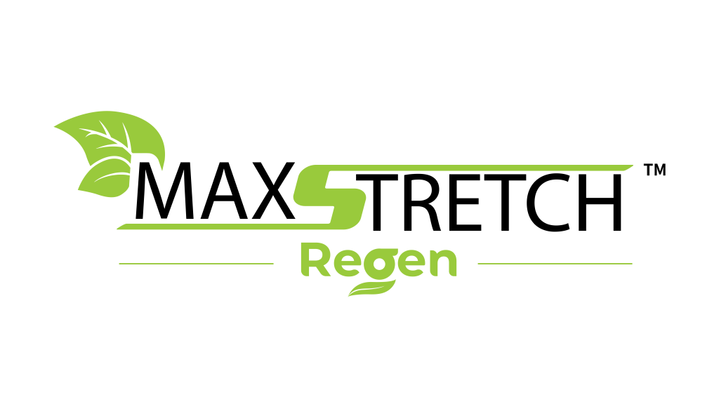 Maxstretch Regen logo 30% PCR Stiff Film