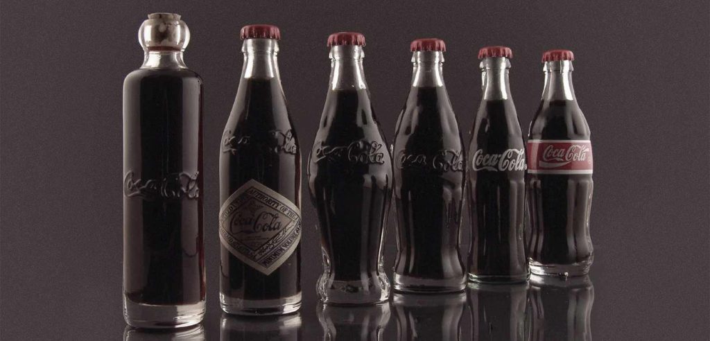 evolution of coca cola bottles