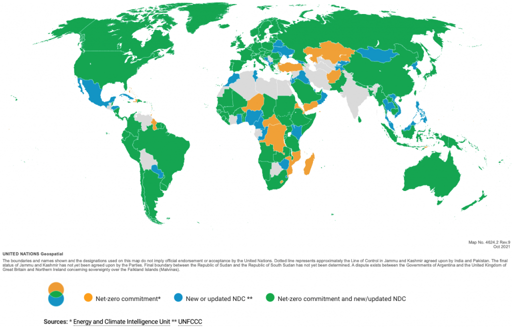 Net Zero & ESG Strategy - Commitments around the world