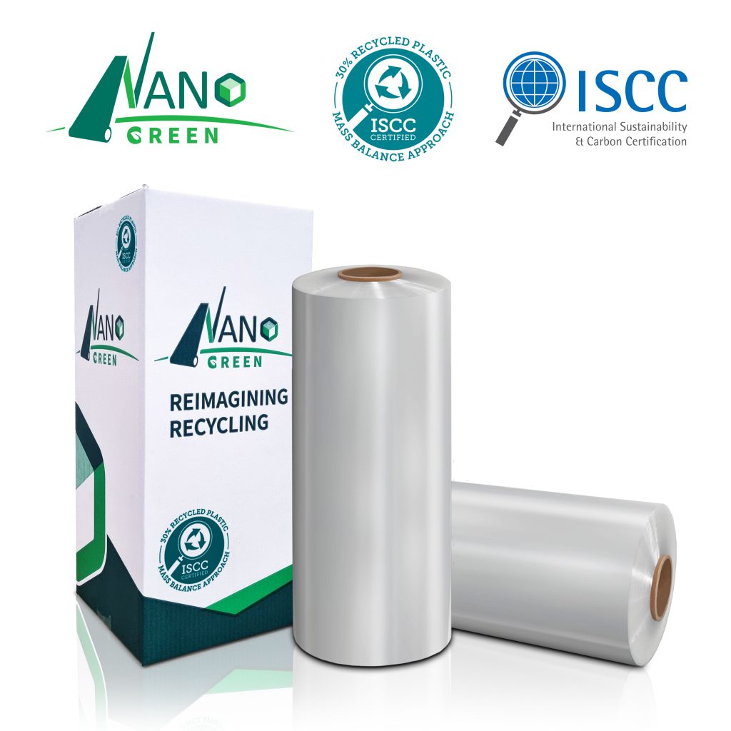 NanoGreen with ISCC PLUS logo