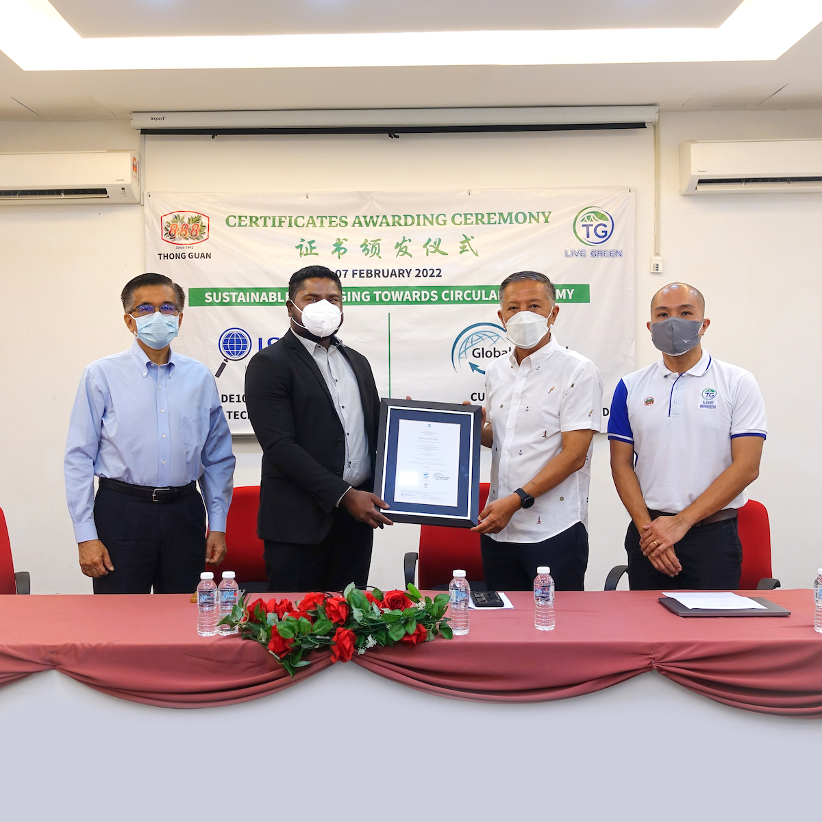 TG receives GRS Certificate